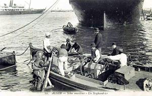 1063- Alger - Un scaphandrier